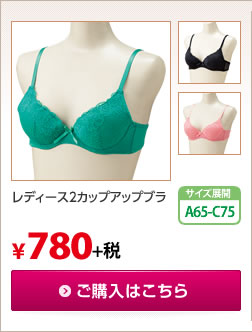 レディース2カップアップブラ