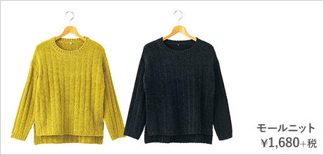 モールニット¥1,680+税