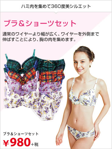 ブラ＆ショーツセット