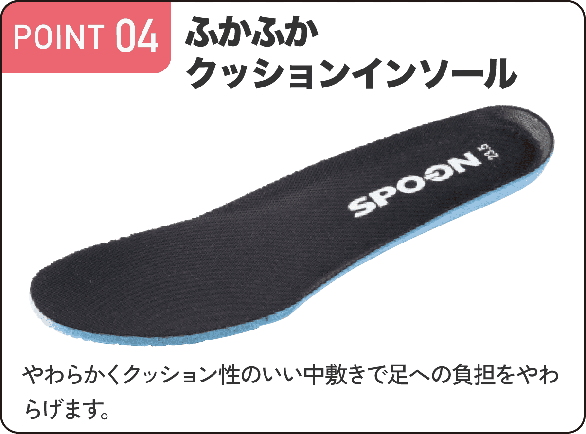POINT04 ふかふかクッションインソール