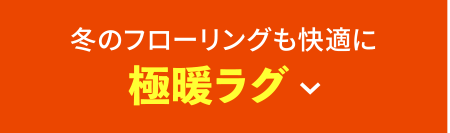 冬のフローリングも快適に 極暖ラグ