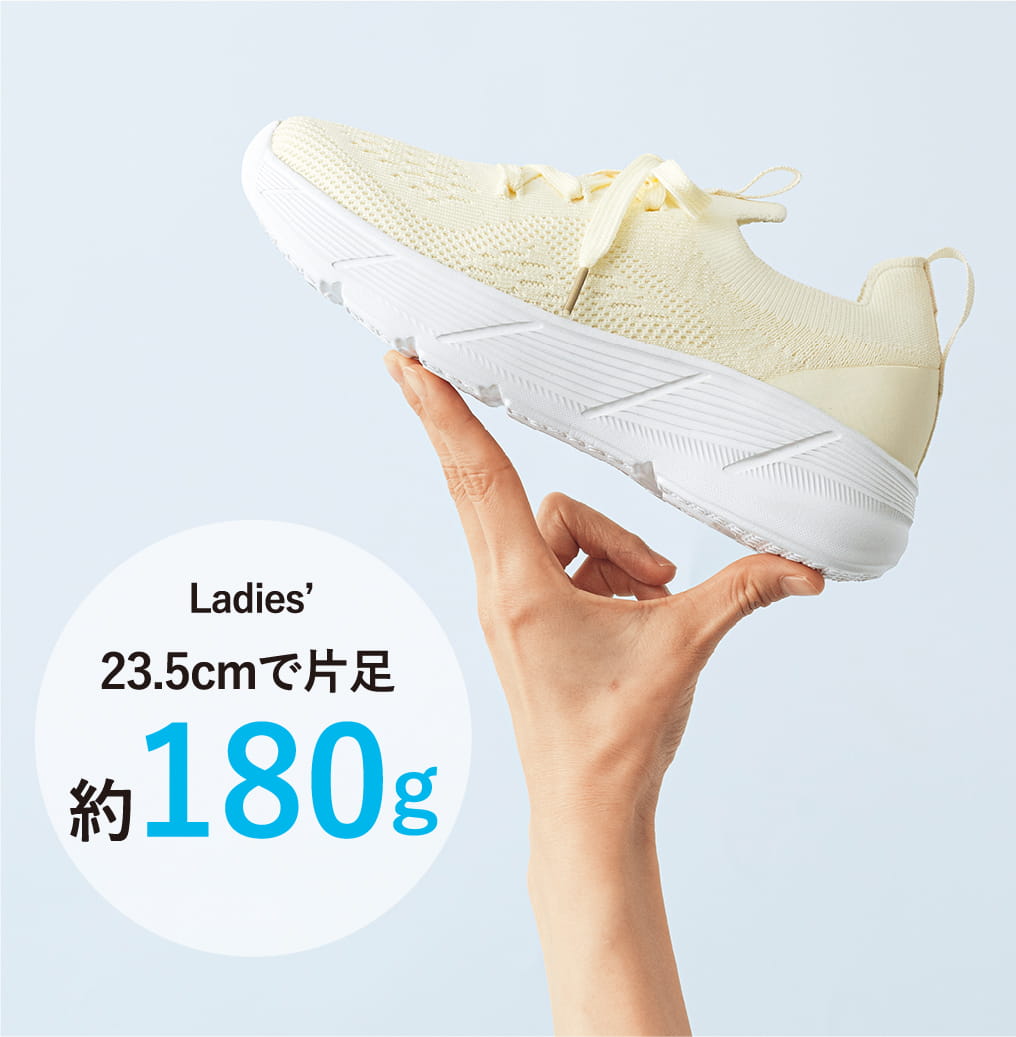 レディース 23.5cmで片足 約180g