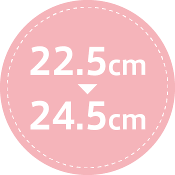 22.5cm〜24.5cm