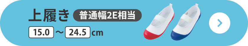 上履き 普通幅2E相当 15.0～24.5cm