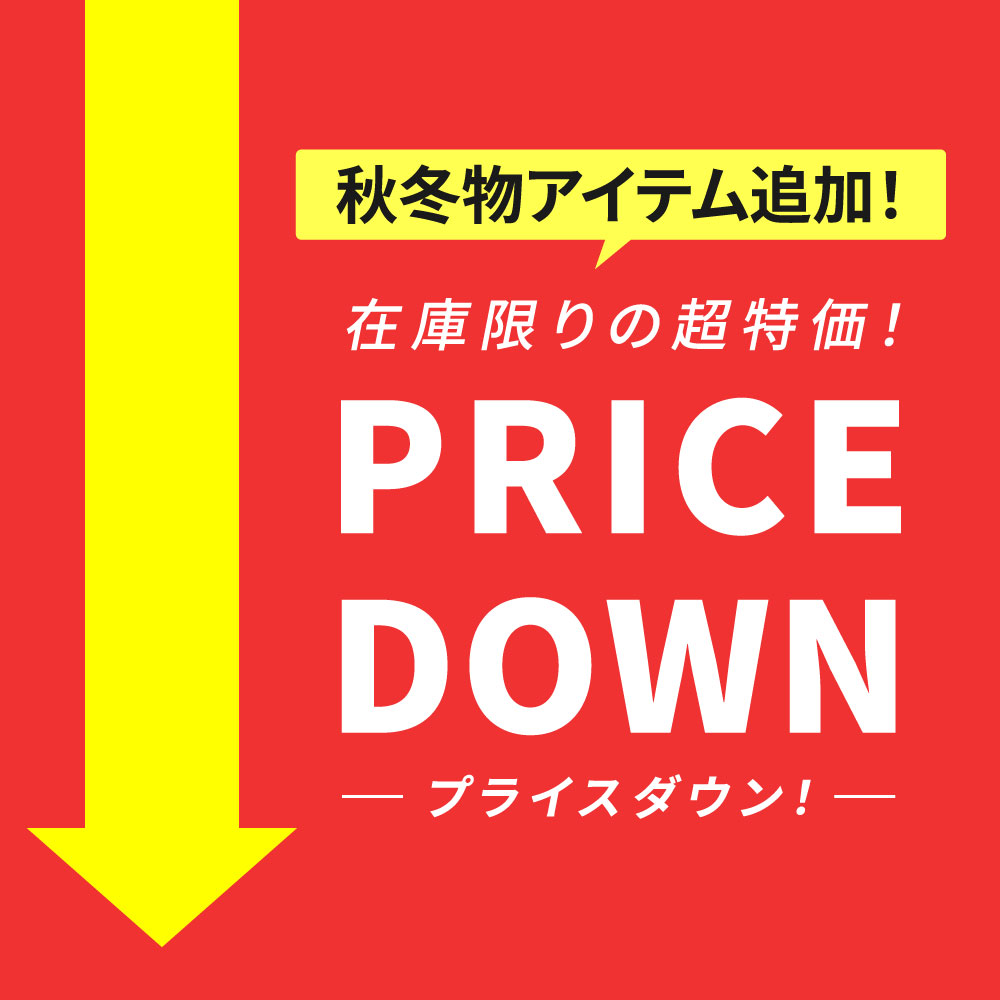 在庫限りの超特価！プライスダウン！