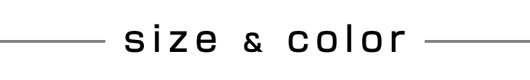 size & color