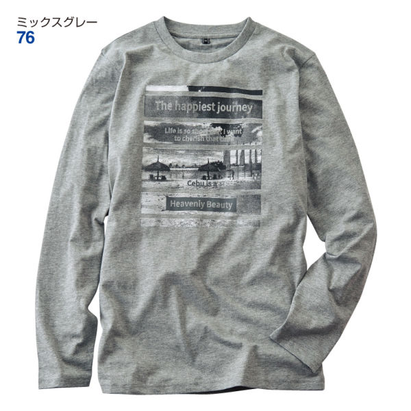 20～25％OFF】メンズ長袖プリントTシャツ | 激安靴の通販 ヒラキ公式サイト