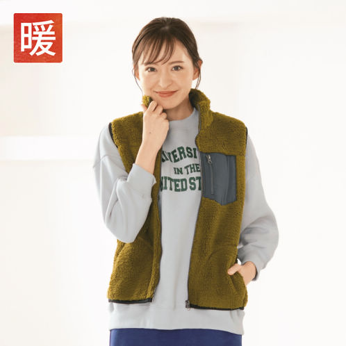 Curensology ボアベスト Mサイズ ミンクライクファーベスト | [公式]カレンソロジー（Curensology）通販