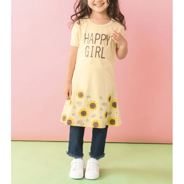 38 Off 半袖プリントtシャツワンピース 子ども服 女の子 ヒラキ 激安靴の通販 ヒラキ公式サイト Hiraki Shopping