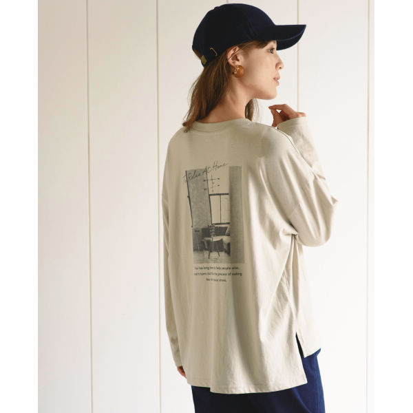レディース長袖プリントTシャツ【S～4L】 | 【ヒラキ】激安靴の通販 
