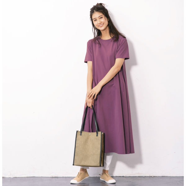 レディースTシャツフレアワンピース【S～4L】 | 【ヒラキ】激安靴の 