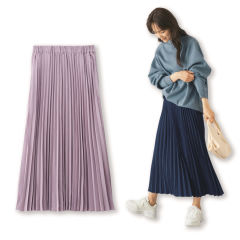 防汚加工プリーツスカート(はっ水)