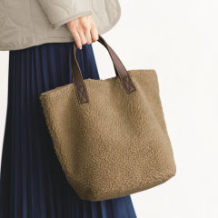 ボアトートバッグ