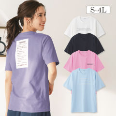 レディースプリントTシャツ【S～4L】