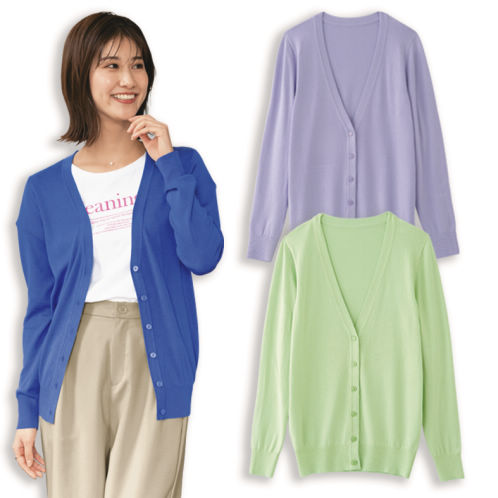 レディースニットカーディガン【S～4L】 | 激安靴の通販 ヒラキ公式サイト