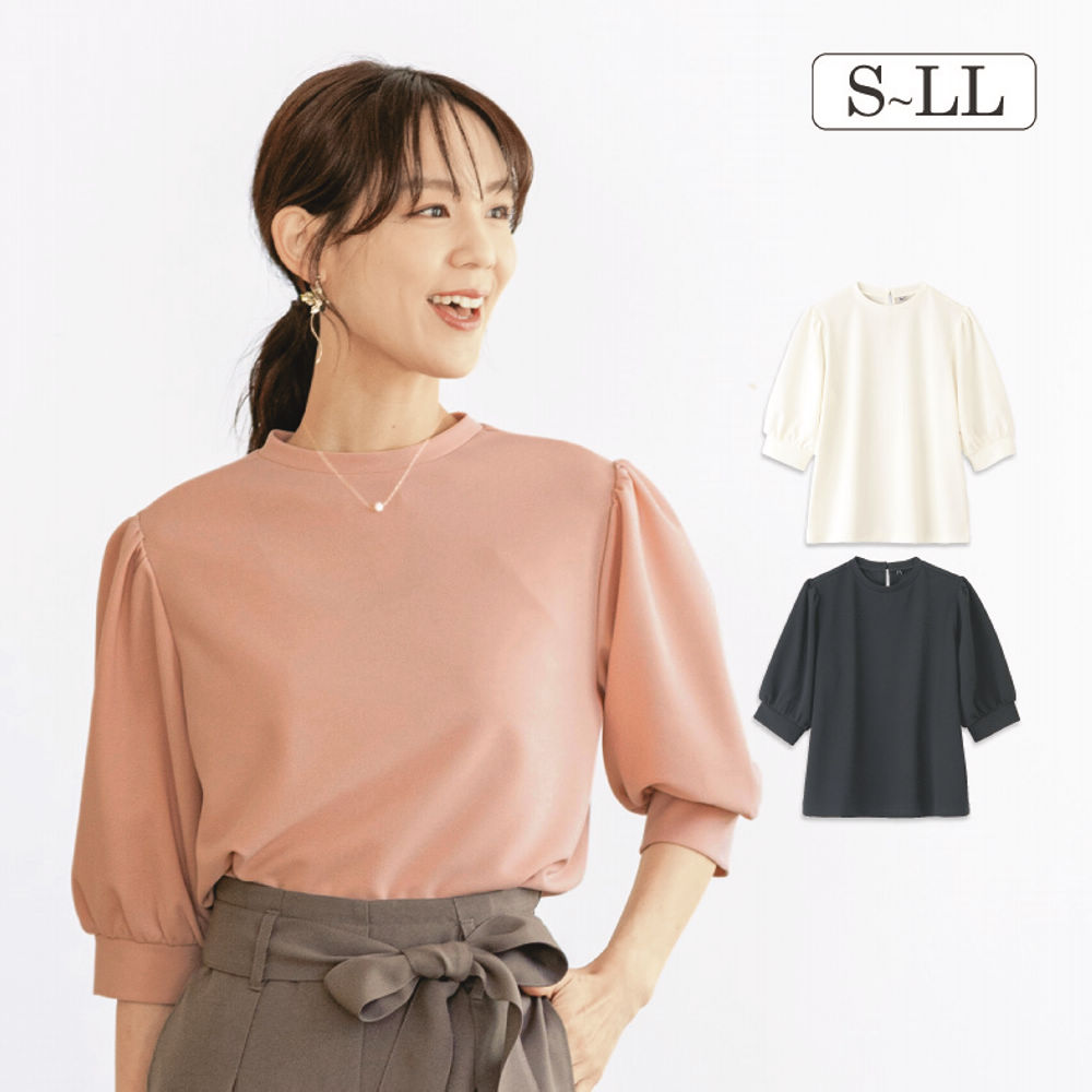 レディースバルーンスリーブTブラウス【S～LL】 | 激安靴の通販