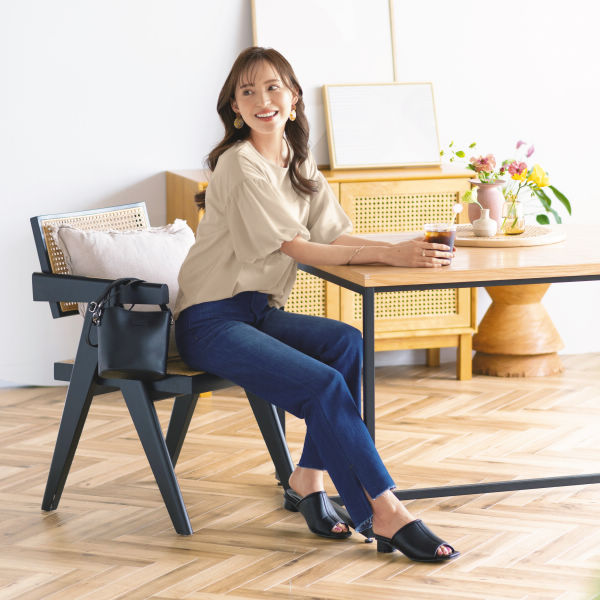 レディース甲深タイプミュール(ヒール3.0cm)【22.0～25.5cm対応