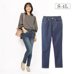レディーススリムストレートパンツ【S～4L】