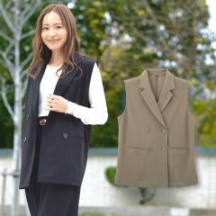 レディースカットソージレジャケット【S～LL】