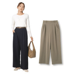 レディースカットソーワイドパンツ【S～LL】
