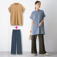 レディースカットソーパンツ上下セット【S～LL】