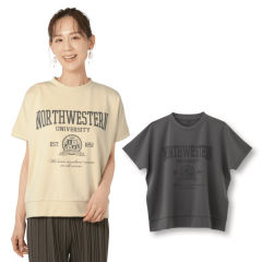 レディースプリントビッグTシャツ【S～LL】