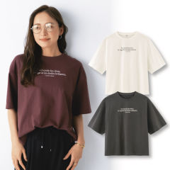 レディースオーバーシルエット半袖Tシャツ