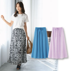 レディースギャザーイージースカート【S～LL】