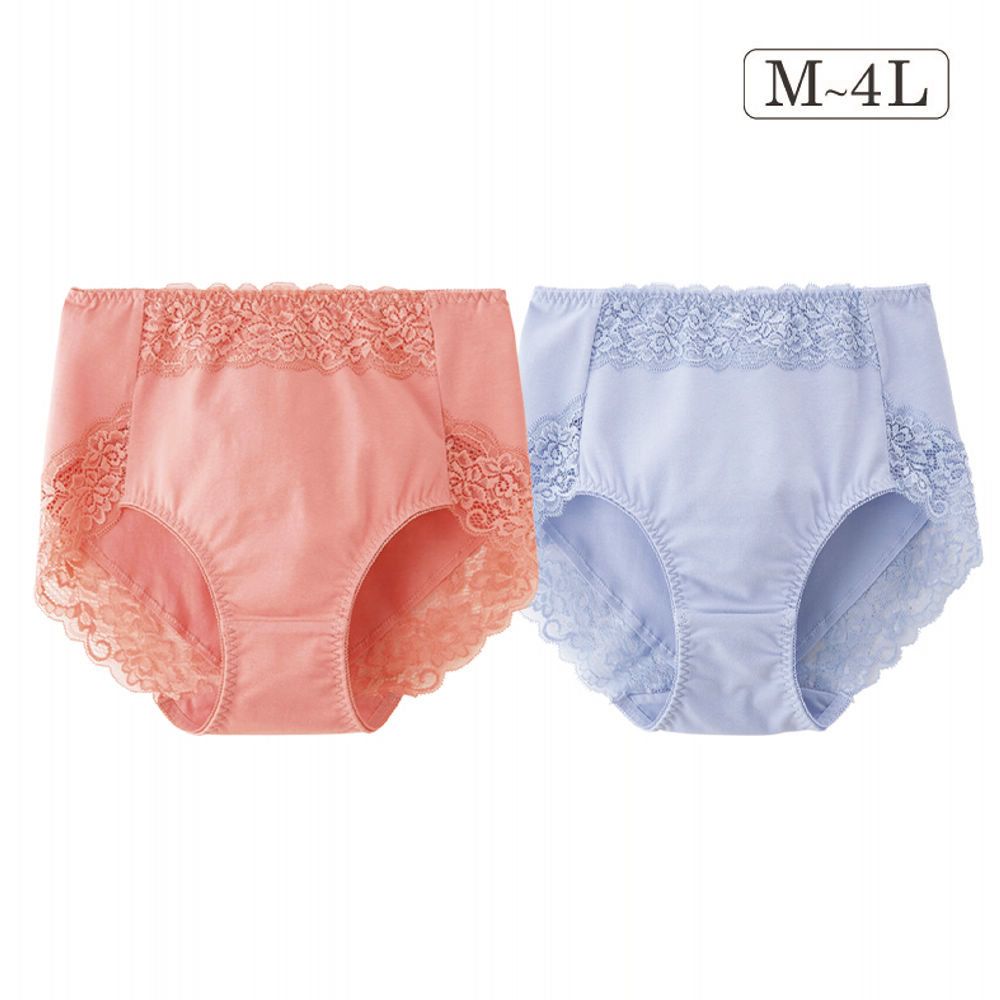 レディースお腹&お尻すっぽりレースショーツ【M～4L】 | 激安靴の通販
