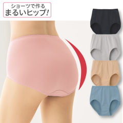 レディースまるいお尻メイクショーツ【M～5L】