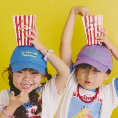 【インフルエンサーコラボ/natsumi】キッズ配色キャップ