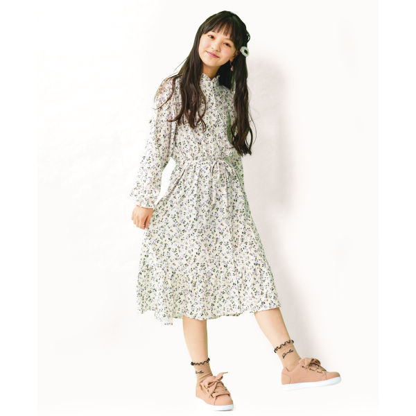 17％OFF】柄ワンピース(リボン付き) | 激安靴の通販 ヒラキ公式