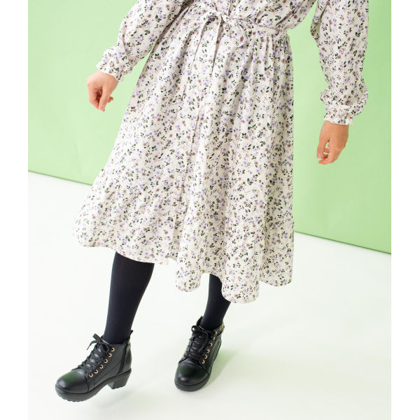 17%OFF】柄ワンピース(リボン付き) | 激安靴の通販 ヒラキ公式 17%OFF】柄ワンピース(リボン付き) | 激安靴の通販 ヒラキ公式
