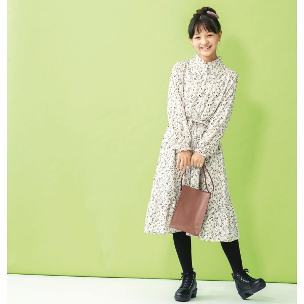 17％OFF】柄ワンピース(リボン付き) | 激安靴の通販 ヒラキ公式