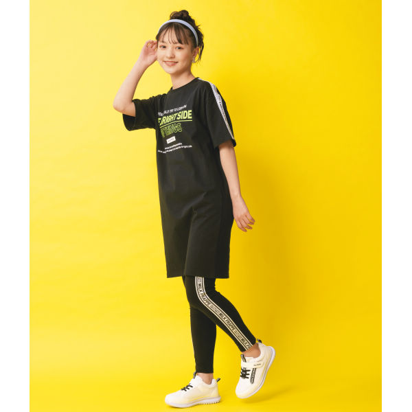 MiLK FRAPPE プリントTシャツワンピース【130～160cm】 | 激安靴