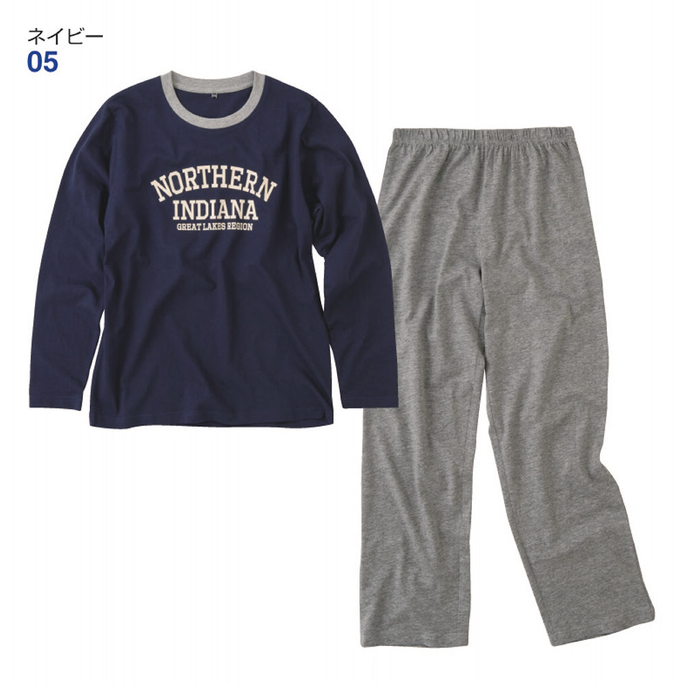 長袖Tシャツパジャマ[子どもパジャマ、男の子、女の子]【100～150cm