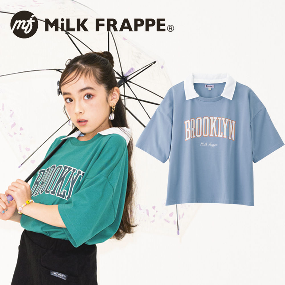 MiLK FRAPPE 襟2WAY半袖Tシャツ【130～160cm】 | 激安靴の通販 ヒラキ