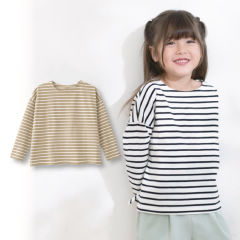 オーバーシルエットボーダーTシャツ【100～150cm】