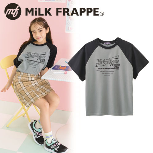 SKINLESS ラグランT 希少 MiLK FRAPPEラグラン半袖Tシャツ【130～160cm】 | 激安靴の通販 ヒラキ