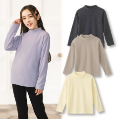 ライトフリースモックネックシャツ[子ども服、男の子、女の子]【100～150cm】