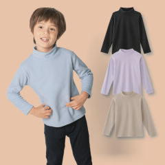 ライトフリースモックネックシャツ[子ども服、男の子、女の子]【100～150cm】