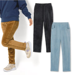 ニットコーデュロイイージーパンツ[子ども服、男の子、女の子]【100～160cm】