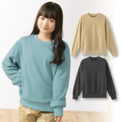 裏シャギートレーナー[子ども服、男の子、女の子]【110～160cm】