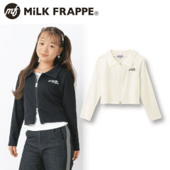 MiLK FRAPPE ダブルジップカーディガン【130～160cm】