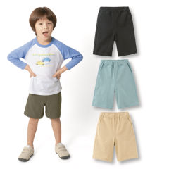 ストレッチハーフパンツ[子ども服、男の子、女の子]【100～160cm】