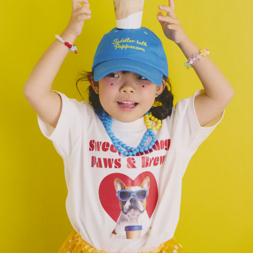 インフルエンサーコラボ/natsumi】キッズプリントTシャツ【90～140cm