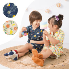 キッズかぶり甚平[子ども服、男の子、女の子]【100～130cm】