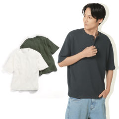 メンズワッフルビッグTシャツ