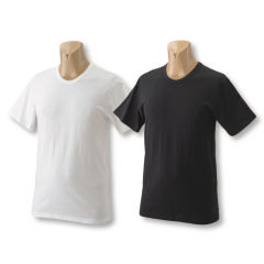 メンズ丸首半袖シャツ【S～4L】