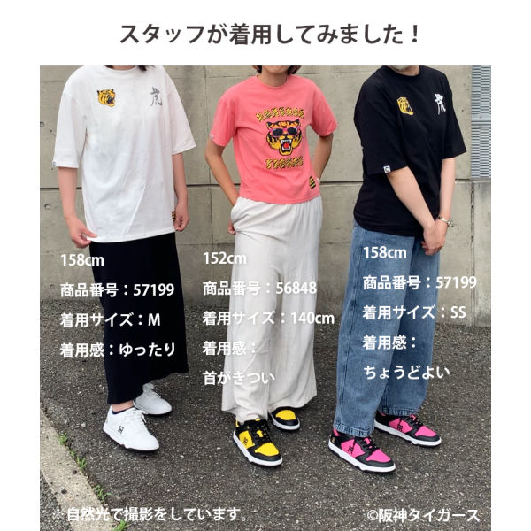 阪神タイガース 半袖プリントTシャツ(男女兼用サイズ)【SS～3L
